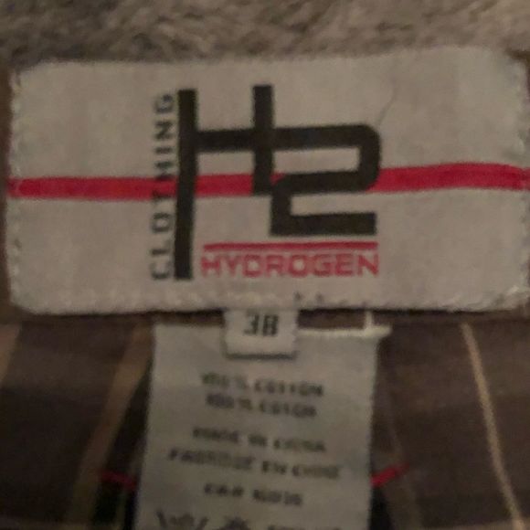 H2 Hydrogen Plaid Shorts‎ - Size 38 - Picture 2 of 6